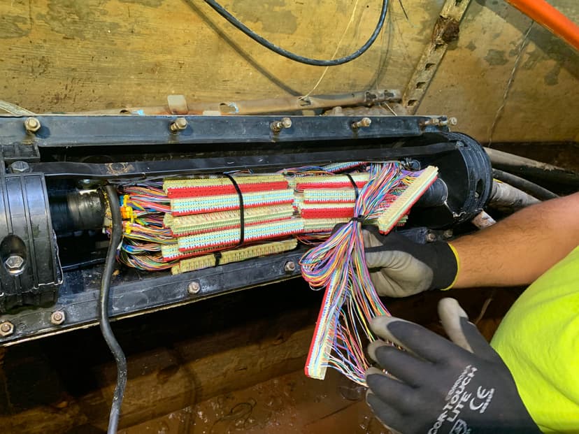 Underground copper cable splice closure